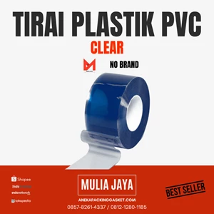 Tirai Plastik PVC Berpenguat (Reinforced PVC Sheet) Benang Mesh 1 mm - 6 mm 1 Roll