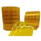 Tirai  Pvc Strip Plastik Kuning Tulang 1