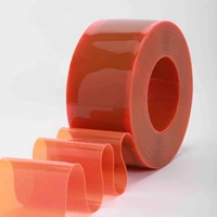 Tirai PVC Plastik Orange