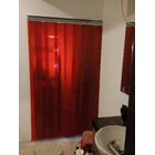 PVC Strip curtains red (085782614337) 1