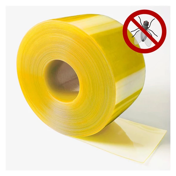 PVC Strip Curtain Yellow (Anti Insect)